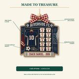 Personalized Soccer Jersey Locker Acrylic Ornament - Custom Names Keepsake - image 2