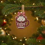Personalized Team Hot Cocoa Acrylic Ornament - Custom Names Keepsake - image 3