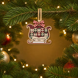 Personalized Team Sleigh Acrylic Ornament - Custom Names Keepsake - image 3