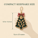 Personalized Teacher Little Stars Wood Ornament - Custom Class Names Keepsake - image 9