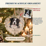 Personalized Pet Memorial Acrylic Ornament - Custom Photo Keepsake - image 2