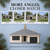 Personalized Suburban Ranch 3D Ornament - Custom Christmas Keepsake - image 2