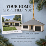 Personalized Suburban Ranch 3D Ornament - Custom Christmas Keepsake - image 4