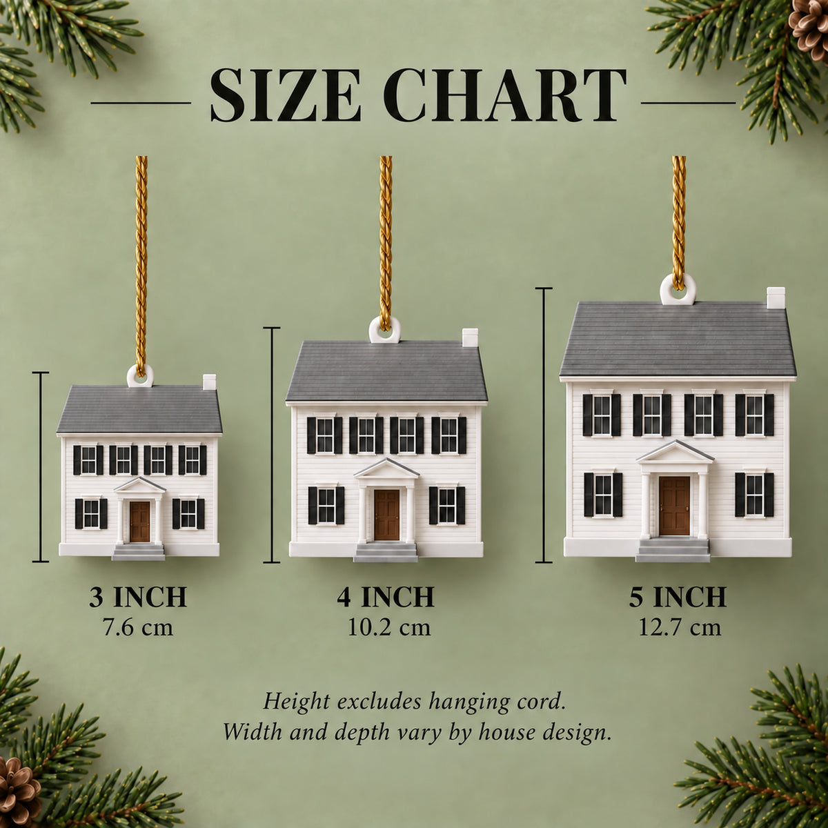 Personalized Colonial Revival 3D Ornament - Custom Christmas Keepsake - image 5