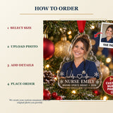 Personalized Nurse Photo Acrylic Ornament - Custom Photo Keepsake - image 4