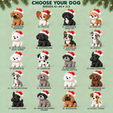 Personalized Santa Christmas Dogs 3D Ornament - Custom Christmas Keepsake - image 11
