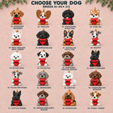 Personalized Heart Dogs 3D Ornament - Custom Christmas Keepsake - image 11