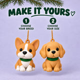 Personalized Minimal Chibi Dogs 3D Ornament - Custom Christmas Keepsake - image 7