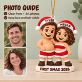 Personalized First Christmas 3D Ornament - Custom Christmas Keepsake - image 2