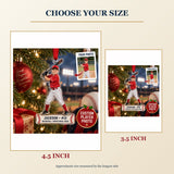 Personalized Baseball Player Acrylic Ornament - Custom Photo Keepsake - image 3