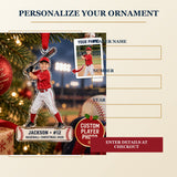 Personalized Baseball Player Acrylic Ornament - Custom Photo Keepsake - image 7