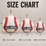 Personalized Baseball 3D Ornament - Custom Christmas Keepsake - image 5