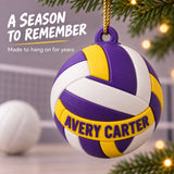 Personalized Volleyball 3D Ornament - Custom Christmas Keepsake - image 9