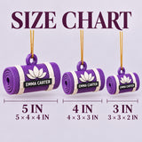 Personalized Yoga Mat 3D Ornament - Custom Christmas Keepsake - image 5