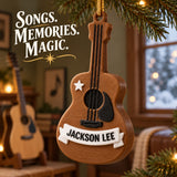 Personalized Guitar 3D Ornament - Custom Christmas Keepsake - image 9