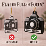Personalized Camera 3D Ornament - Custom Christmas Keepsake - image 3