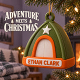 Personalized Camping Tent 3D Ornament - Custom Christmas Keepsake - image 2
