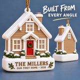 Personalized New Home House 3D Ornament - Custom Christmas Keepsake - image 4