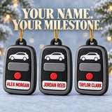 Personalized Car Key 3D Ornament - Custom Christmas Keepsake - image 7