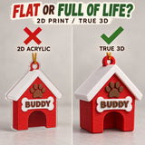 Personalized Doghouse 3D Ornament - Custom Christmas Keepsake - image 3