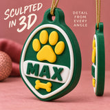 Personalized Collar Tag 3D Ornament - Custom Christmas Keepsake - image 4