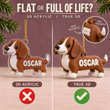 Personalized Dachshund 3D Ornament - Custom Christmas Keepsake - image 3