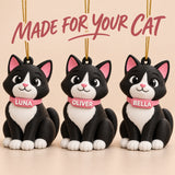 Personalized Sitting Cat 3D Ornament - Custom Christmas Keepsake - image 7