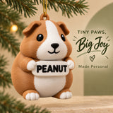 Personalized Guinea Pig 3D Ornament - Custom Christmas Keepsake - image 2