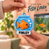 Personalized Fishbowl 3D Ornament - Custom Christmas Keepsake - image 8