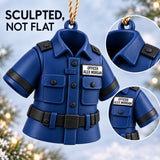 Personalized Police Uniform 3D Ornament - Custom Christmas Keepsake - image 4