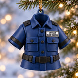 Personalized Police Uniform 3D Ornament - Custom Christmas Keepsake - image 7