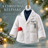 Personalized Pharmacist Coat Pill 3D Ornament - Custom Christmas Keepsake - image 9