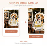 Personalized Dog Sitter Favorite Client Photo Acrylic Ornament - Custom Pet Keepsake - image 3