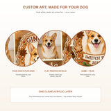 Personalized Gingerbread Dog Photo Acrylic Ornament - Custom Pet Keepsake - image 5