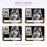 Personalized Stained Glass Style Dog Photo Acrylic Ornament - Custom Pet Keepsake - image 2