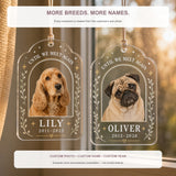 Personalized Memory Window Pet Memorial Photo Acrylic Ornament - Custom Pet Keepsake - image 4