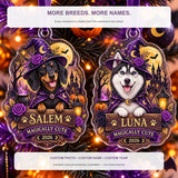 Personalized Witch Hat Dog Photo Acrylic Ornament - Custom Pet Keepsake - image 4