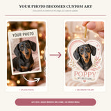 Personalized Heart Frame Dog Mom Photo Acrylic Ornament - Custom Pet Keepsake - image 3