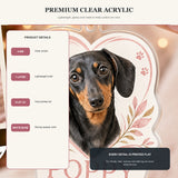 Personalized Heart Frame Dog Mom Photo Acrylic Ornament - Custom Pet Keepsake - image 9