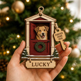 Personalized Furever Home Door Photo Wood Ornament - Custom Pet Keepsake - image 6