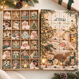 Personalized Miracle Baby First Christmas Advent Calendar with 24 Photo Ornaments
