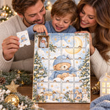Personalized NICU Graduate First Christmas Advent Calendar with 24 Photo Ornaments