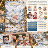 Personalized NICU Graduate First Christmas Advent Calendar with 24 Photo Ornaments