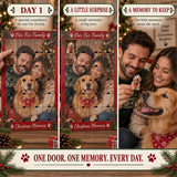 Personalized Our First Christmas Fur Family Advent Calendar with 24 Photo Ornaments