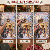 Personalized Home For The Holidays Family Reunion Advent Calendar with 24 Photo Ornaments