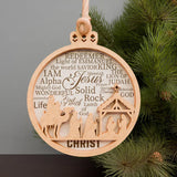 Nativity Scene Ornament SVG – Christian Christmas Craft File | Final