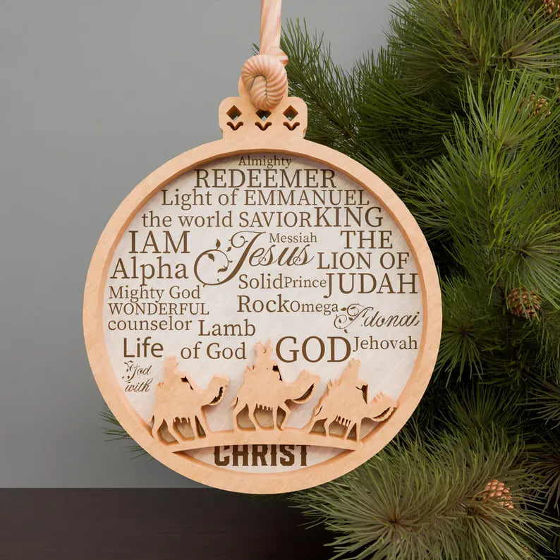 Nativity Scene Ornament SVG – Christian Christmas Craft File | Final