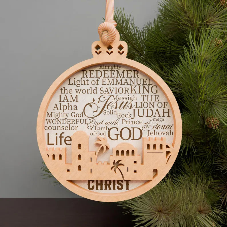 Nativity Scene Ornament SVG – Christian Christmas Craft File | Final