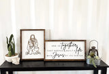 Stunning Jesus Christ “Reaching to Rescue” Wooden Wall Sign