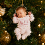 Personalized NICU Graduate Baby Photo Ornament - Custom Acrylic Christmas Keepsake - image 2